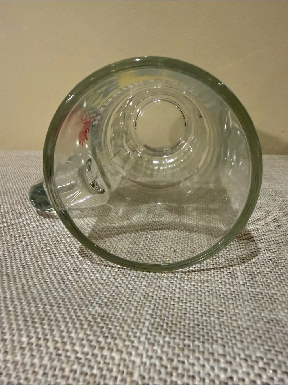 Vintage Cheeseburger in Paradise Glass Beer Mug Stein Heavy Base